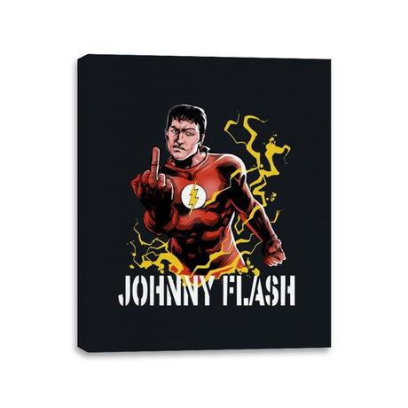 Johnny Flash - Canvas Wraps Canvas Wraps RIPT Apparel 11x14 / Black