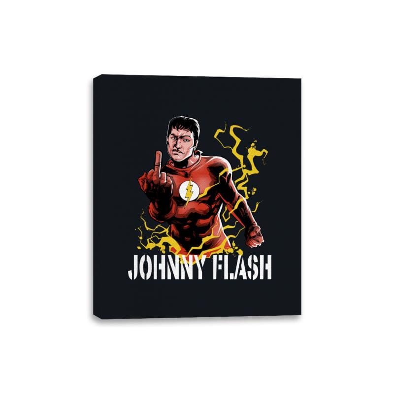Johnny Flash - Canvas Wraps Canvas Wraps RIPT Apparel 8x10 / Black