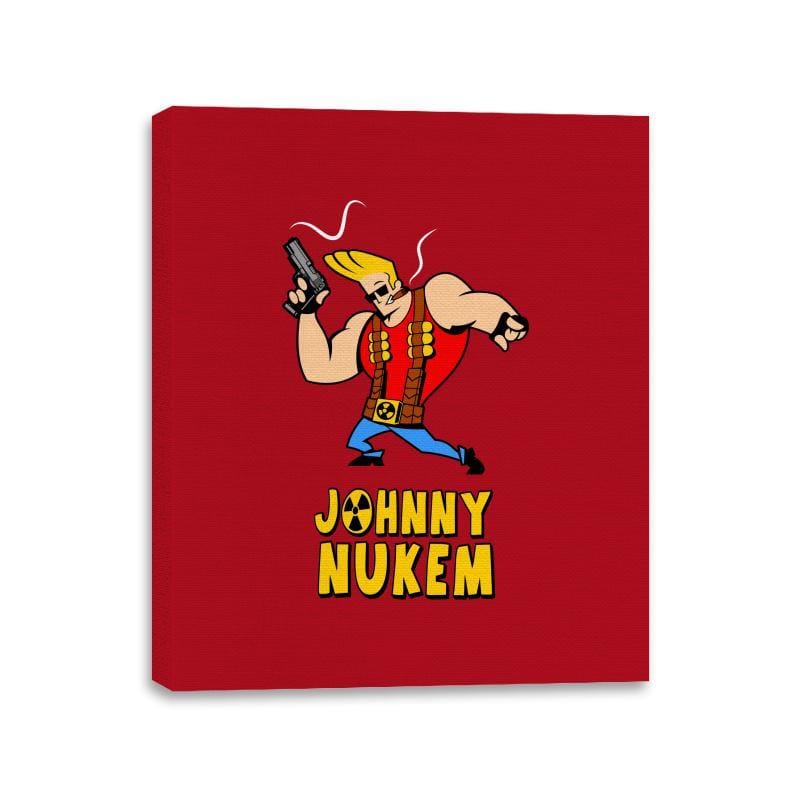Johnny Nukem - Canvas Wraps Canvas Wraps RIPT Apparel 11x14 / Red