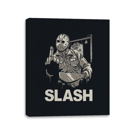 Johnny Slash - Canvas Wraps Canvas Wraps RIPT Apparel 11x14 / Black