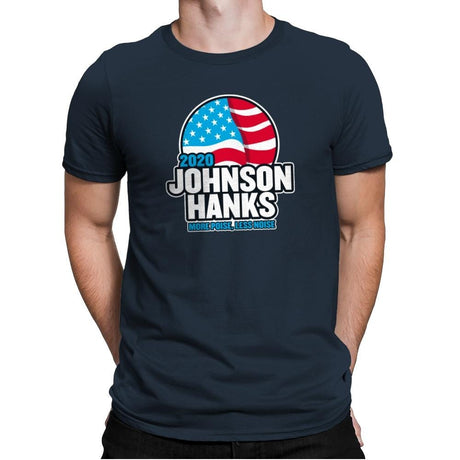 Johnson Hanks 2020 - Star-Spangled - Mens Premium T-Shirts RIPT Apparel Small / Indigo