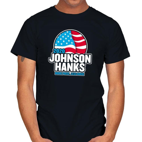Johnson Hanks 2020 - Star-Spangled - Mens T-Shirts RIPT Apparel Small / Black