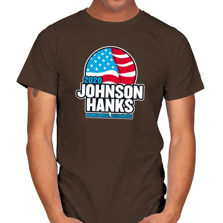 Johnson Hanks 2020 - Star-Spangled - Mens T-Shirts RIPT Apparel Small / Dark Chocolate