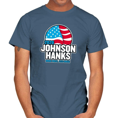 Johnson Hanks 2020 - Star-Spangled - Mens T-Shirts RIPT Apparel Small / Indigo Blue