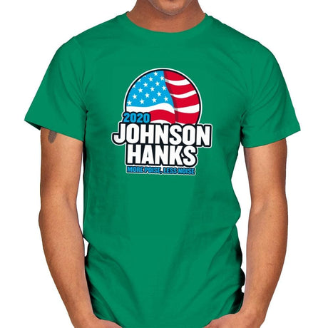 Johnson Hanks 2020 - Star-Spangled - Mens T-Shirts RIPT Apparel Small / Kelly Green