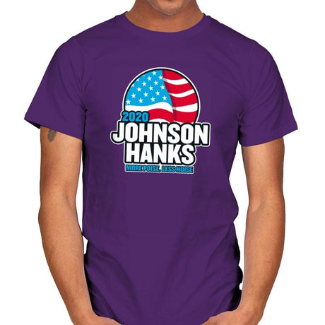 Johnson Hanks 2020 - Star-Spangled - Mens T-Shirts RIPT Apparel Small / Purple