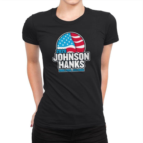 Johnson Hanks 2020 - Star-Spangled - Womens Premium T-Shirts RIPT Apparel Small / Black