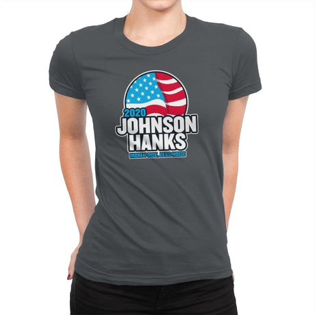 Johnson Hanks 2020 - Star-Spangled - Womens Premium T-Shirts RIPT Apparel Small / Heavy Metal