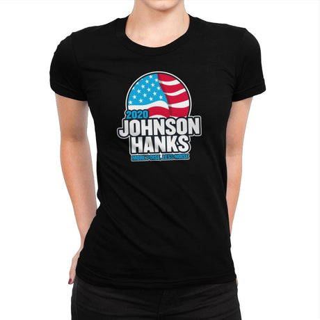 Johnson Hanks 2020 - Star-Spangled - Womens Premium T-Shirts RIPT Apparel Small / Indigo