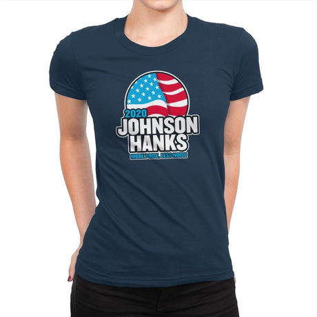 Johnson Hanks 2020 - Star-Spangled - Womens Premium T-Shirts RIPT Apparel Small / Midnight Navy