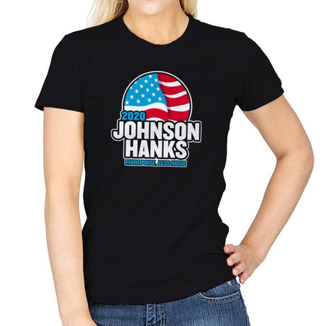 Johnson Hanks 2020 - Star-Spangled - Womens T-Shirts RIPT Apparel Small / Black