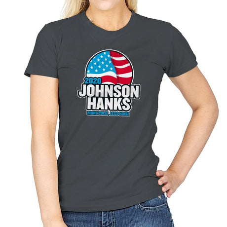 Johnson Hanks 2020 - Star-Spangled - Womens T-Shirts RIPT Apparel Small / Charcoal