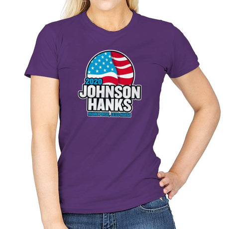 Johnson Hanks 2020 - Star-Spangled - Womens T-Shirts RIPT Apparel Small / Purple