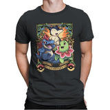 Johto Starters - Mens Premium T-Shirts RIPT Apparel Small / Heavy Metal