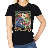 Johto Starters - Womens T-Shirts RIPT Apparel Small / Black