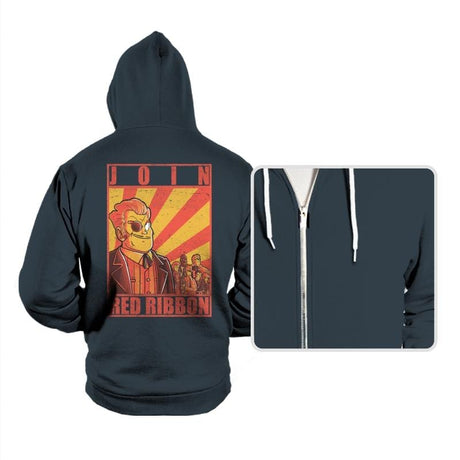 Join Red Ribbon - Hoodies Hoodies RIPT Apparel Small / Dark Gray