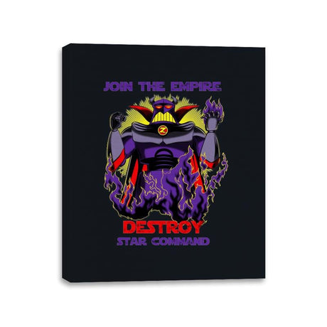 Join The Empire - Canvas Wraps Canvas Wraps RIPT Apparel 11x14 / Black