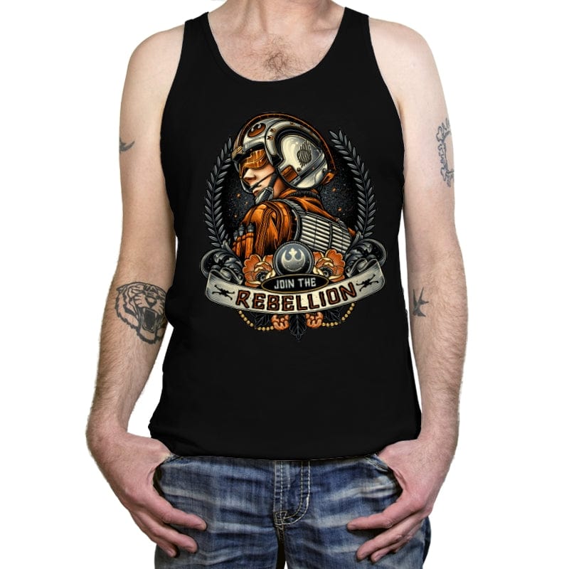 Join the Rebellion! - Tanktop Tanktop RIPT Apparel X-Small / Black