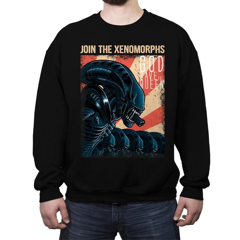 Join the Xenos - Crew Neck Sweatshirt Crew Neck Sweatshirt RIPT Apparel