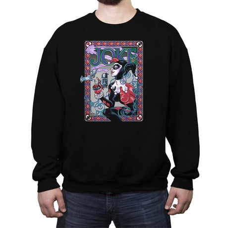 Joke - Crew Neck Sweatshirt Crew Neck Sweatshirt RIPT Apparel