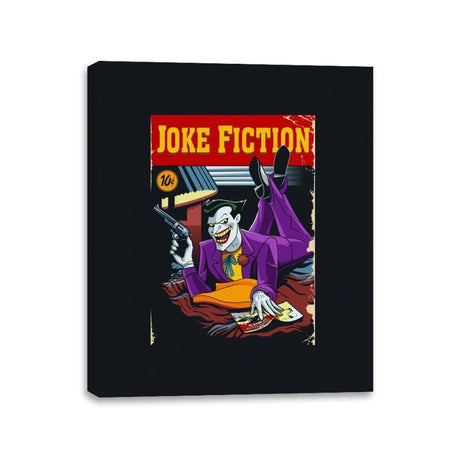 Joke Fiction HA - Canvas Wraps Canvas Wraps RIPT Apparel 11x14 / Black