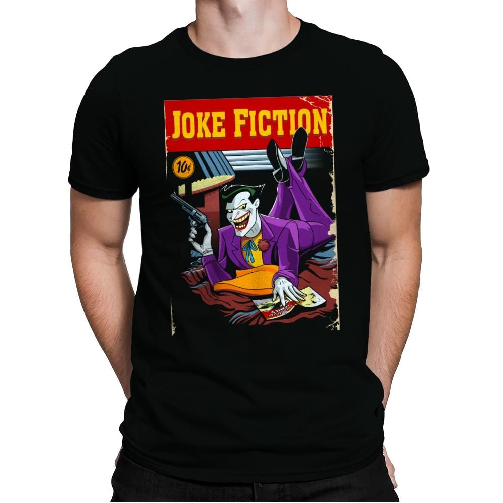 Joke Fiction HA - Mens Premium T-Shirts RIPT Apparel Small / Black