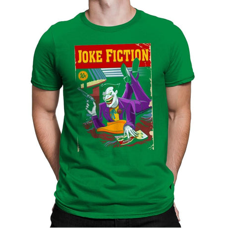 Joke Fiction HA - Mens Premium T-Shirts RIPT Apparel Small / Kelly