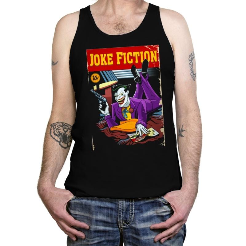 Joke Fiction HA - Tanktop Tanktop RIPT Apparel X-Small / Black