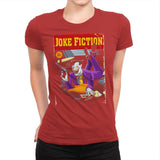 Joke Fiction HA - Womens Premium T-Shirts RIPT Apparel Small / Red
