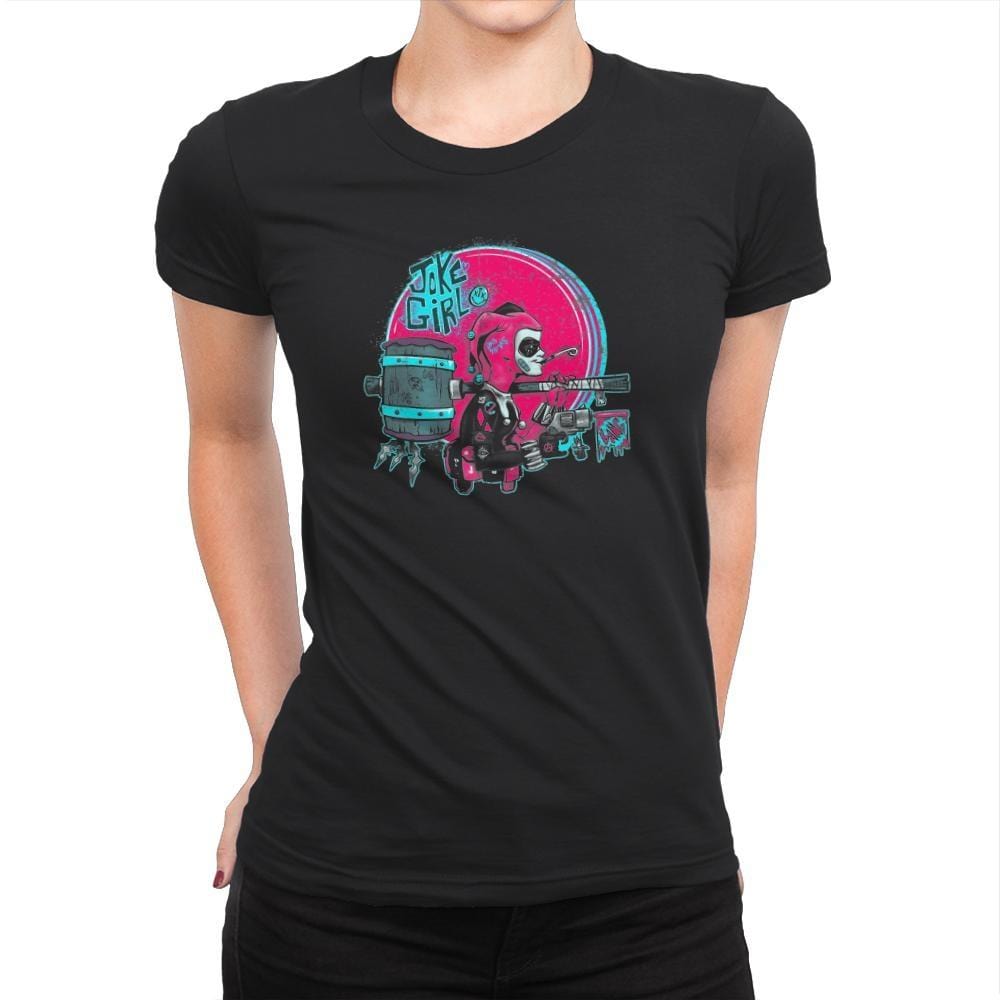 Joke Girl Bang - Womens Premium T-Shirts RIPT Apparel Small / Black