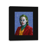 Joker Van Gogh - Canvas Wraps Canvas Wraps RIPT Apparel 11x14 / Black