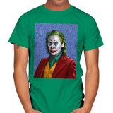 Joker Van Gogh - Mens T-Shirts RIPT Apparel Small / Kelly Green