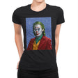 Joker Van Gogh - Womens Premium T-Shirts RIPT Apparel Small / Black