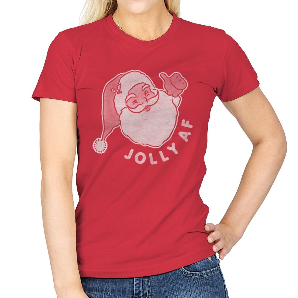 Jolly AF - Womens T-Shirts RIPT Apparel Small / c20206