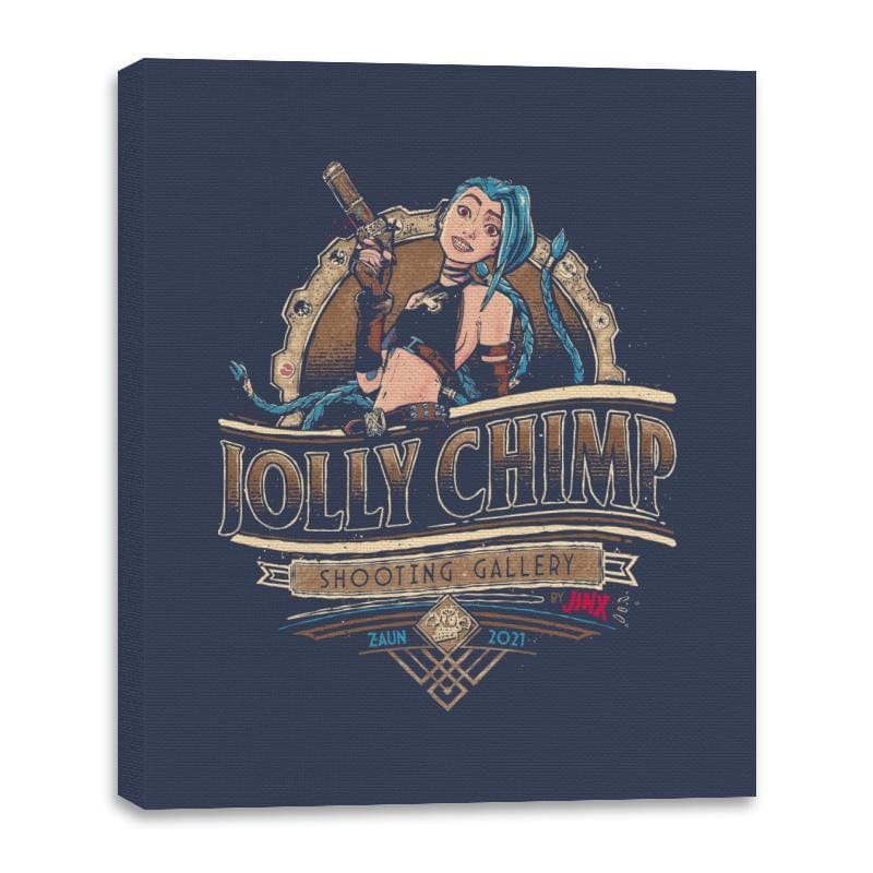 Jolly Chimp - Canvas Wraps Canvas Wraps RIPT Apparel 16x20 / Navy