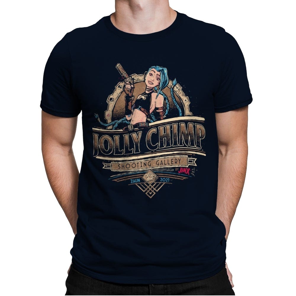 Jolly Chimp - Mens Premium T-Shirts RIPT Apparel Small / Midnight Navy