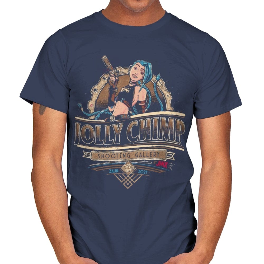 Jolly Chimp - Mens T-Shirts RIPT Apparel Small / Navy