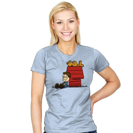 Jon Brown! - Womens T-Shirts RIPT Apparel Small / Baby Blue