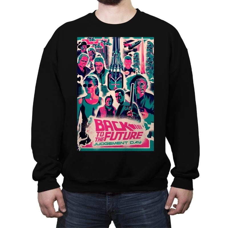 Judgement Day - Crew Neck Sweatshirt Crew Neck Sweatshirt RIPT Apparel Small / Black