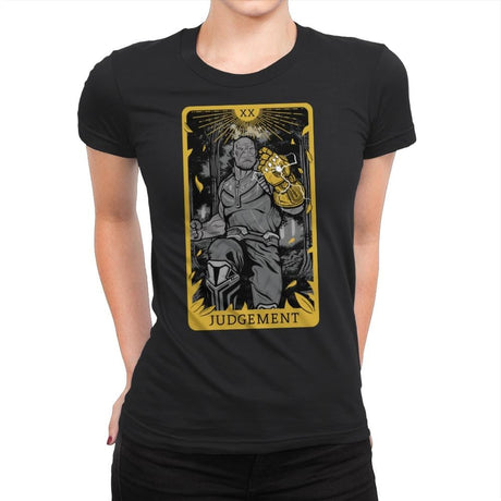 Judgement - Womens Premium T-Shirts RIPT Apparel Small / Black