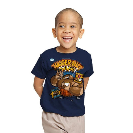 Jugger-Nut Crunch! - Youth T-Shirts RIPT Apparel X-small / Navy