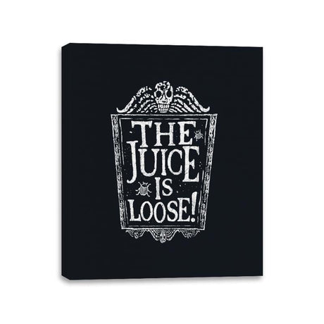 Juice is Loose - Canvas Wraps Canvas Wraps RIPT Apparel 11x14 / Black