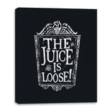 Juice is Loose - Canvas Wraps Canvas Wraps RIPT Apparel 16x20 / Black