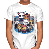 Jujutsu Cat-isen - Mens T-Shirts RIPT Apparel Small / White