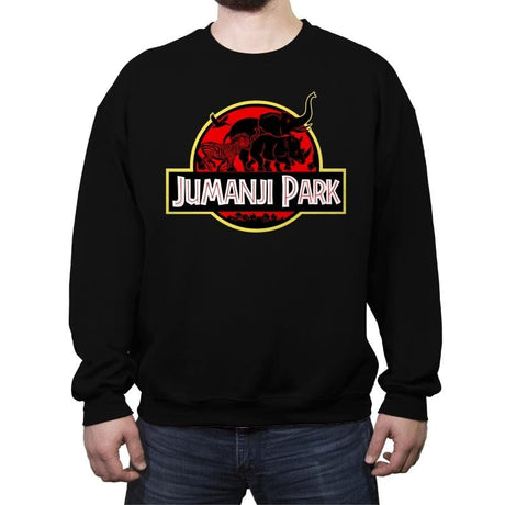 Jumanji Park - Crew Neck Sweatshirt Crew Neck Sweatshirt RIPT Apparel Small / Black