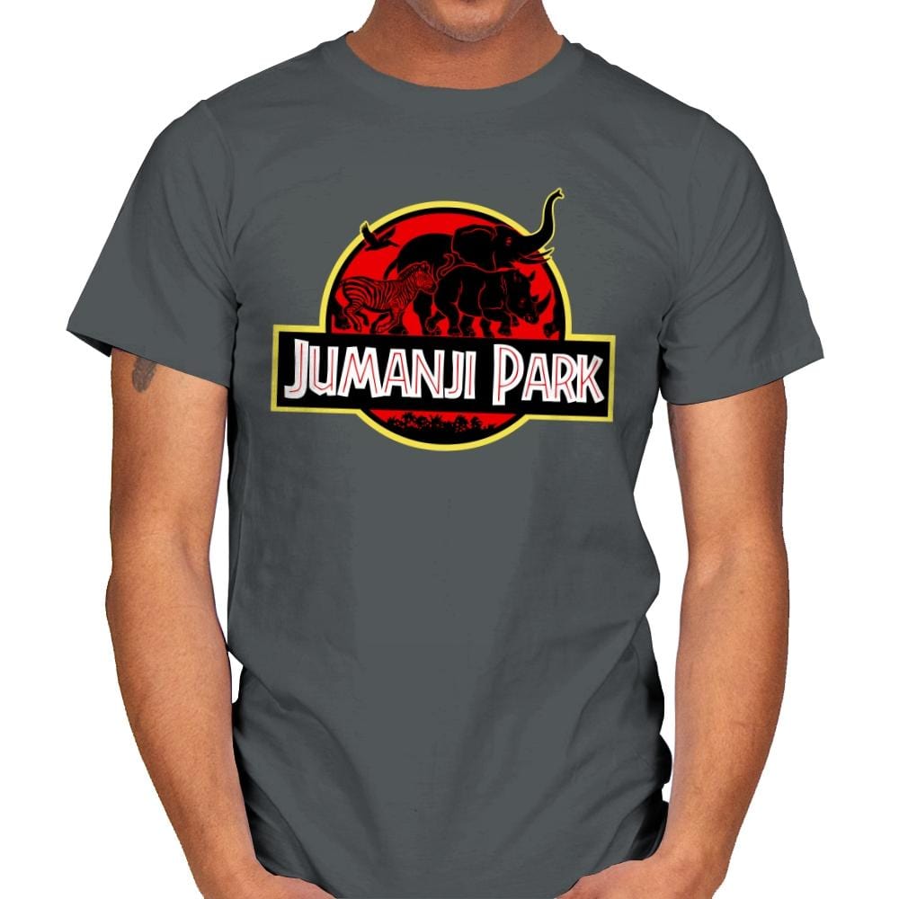Jumanji Park - Mens T-Shirts RIPT Apparel Small / Charcoal