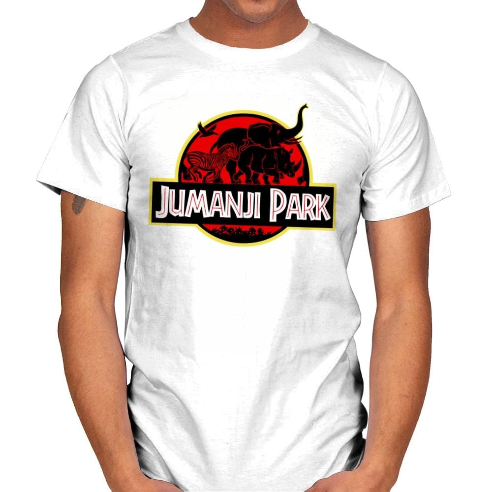 Jumanji Park - Mens T-Shirts RIPT Apparel Small / White