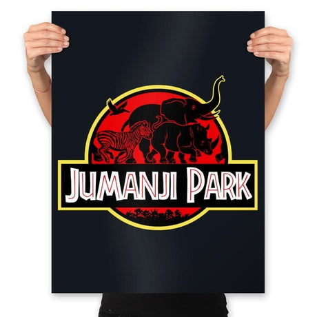 Jumanji Park - Prints Posters RIPT Apparel 18x24 / Black