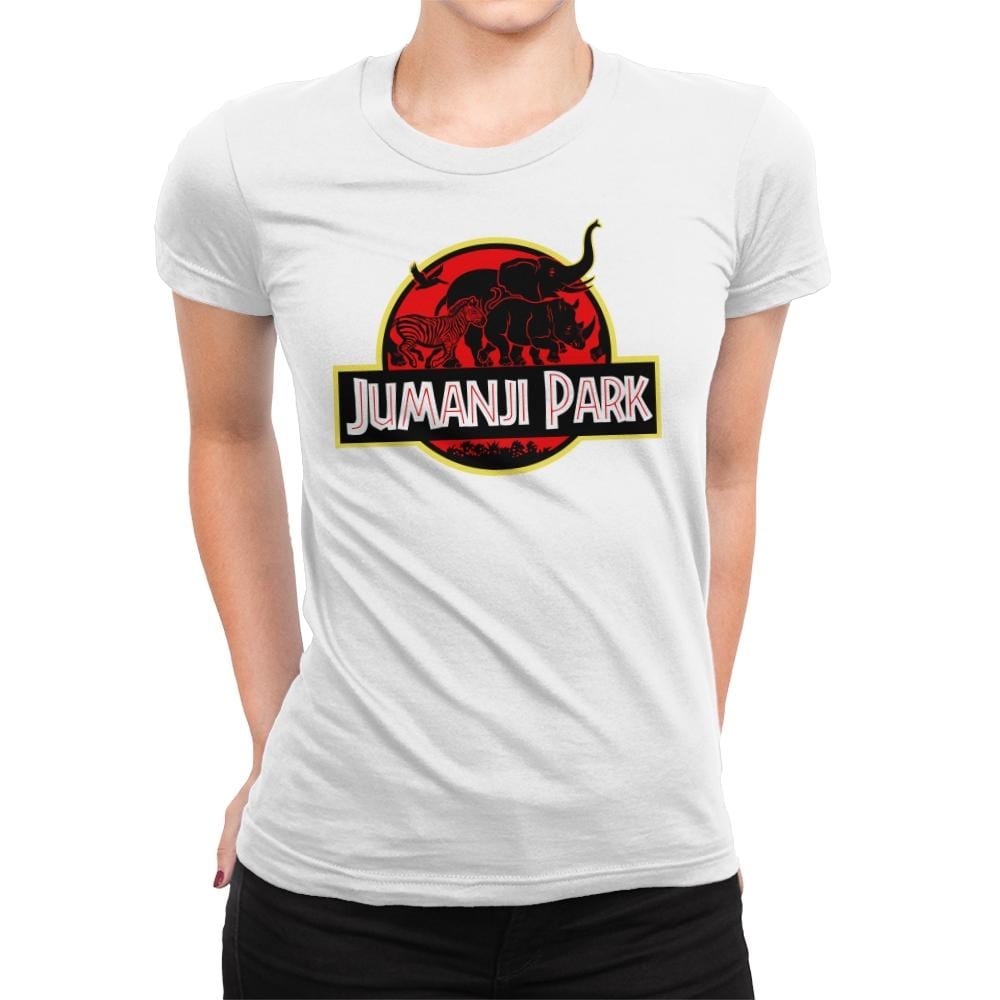 Jumanji Park - Womens Premium T-Shirts RIPT Apparel Small / White