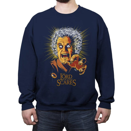 Jump Scare Lord - Crew Neck Sweatshirt Crew Neck Sweatshirt RIPT Apparel Small / Navy